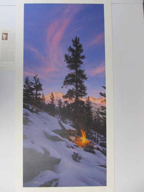 lot 109 image: Signed & Numbered STEPHEN LYMAN Fire Dance Print  24718500