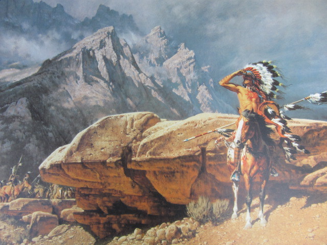 lot 124 image: Signed & Numbered FRANK McCARTHY From The Rim Print  7281000