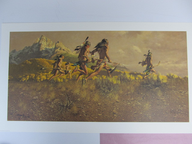 lot 135 image: Signed & Numbered FRANK McCARTHY The Warriors Print  9051000