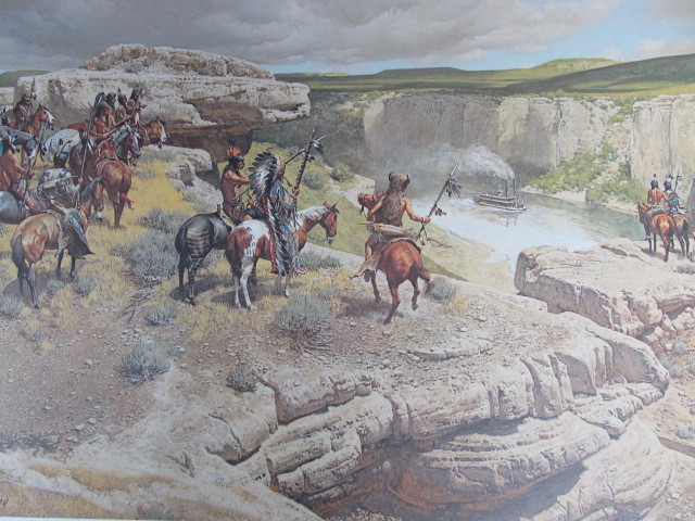 lot 136 image: Signed & Numbered FRANK McCARTHY The Fireboat Print  9141000