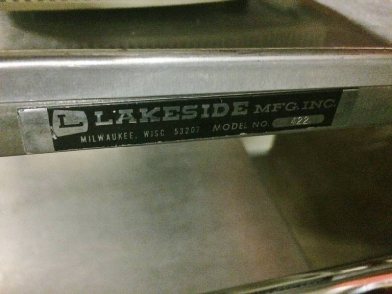 lot 16 image: Lakeside Stainless Steel 3 Tier Cart - Contents Not Included