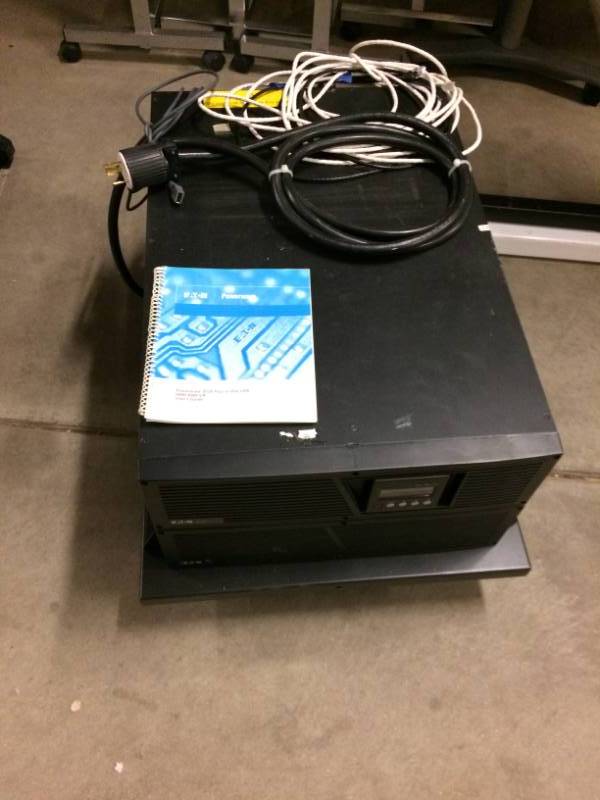 lot 26 image: WOW MSRP $3000&nbspEaton 9135 RackTower UPS&nbsp2 in 1 UPS Uninterruptible Power Supply - Excellent Working Condition With User Manual
