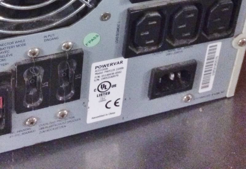 lot 15 image: Powervar - Model pw5125 2200b