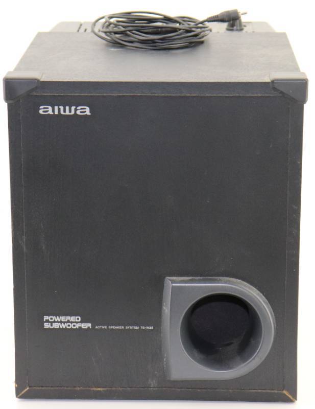 lot 3 image: AIWA TS-W35U Powered Sub Woofer