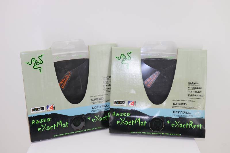lot 11 image: (2) RAZER eXact Mat & eXact Rest