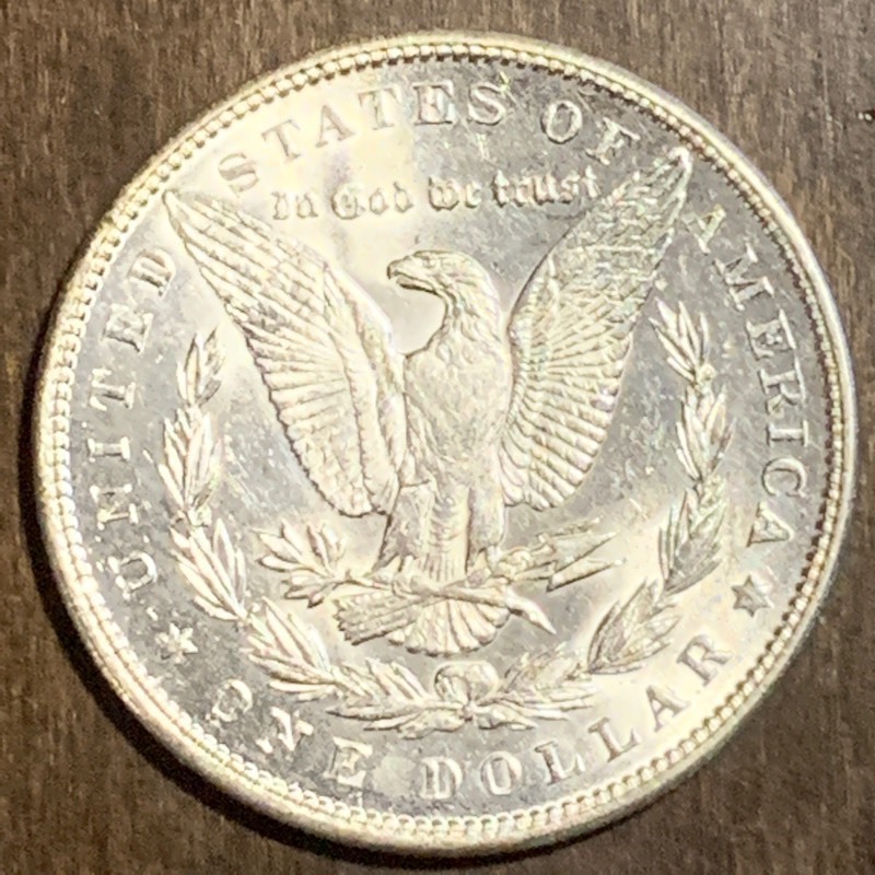 lot 14 image: 1890 Morgan Silver Dollar ...