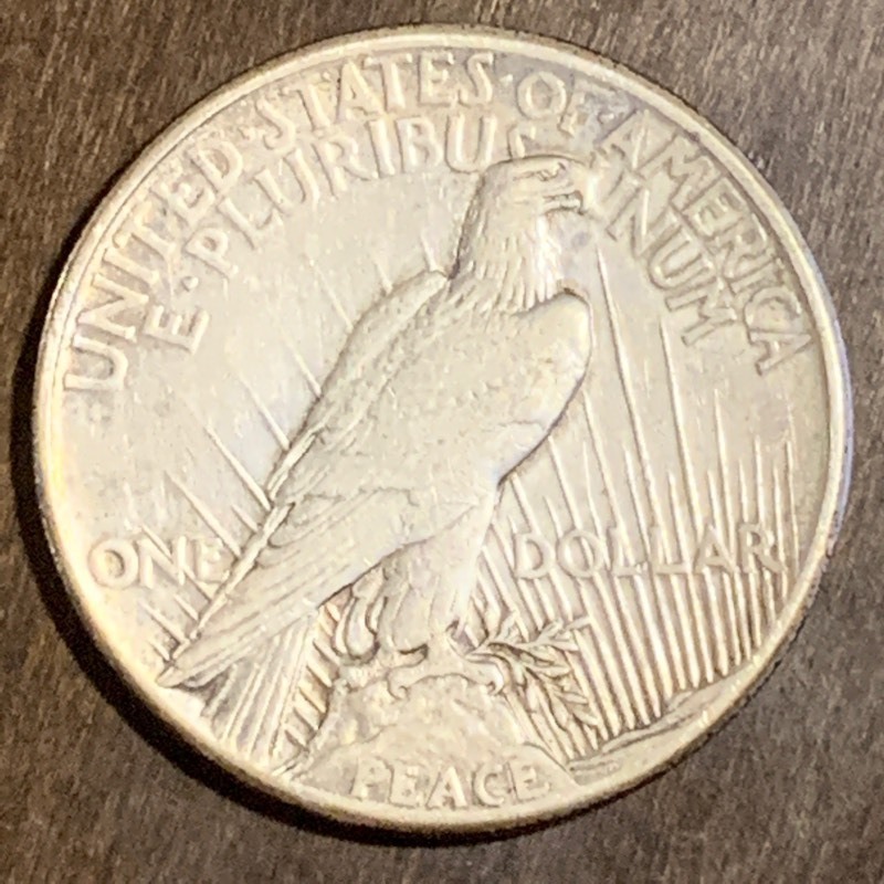 lot 39 image: 1921 Peace Silver Dollar ...