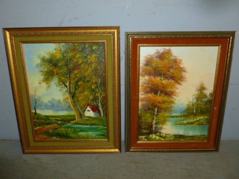 lot 163 image: Original Oil On Canvas