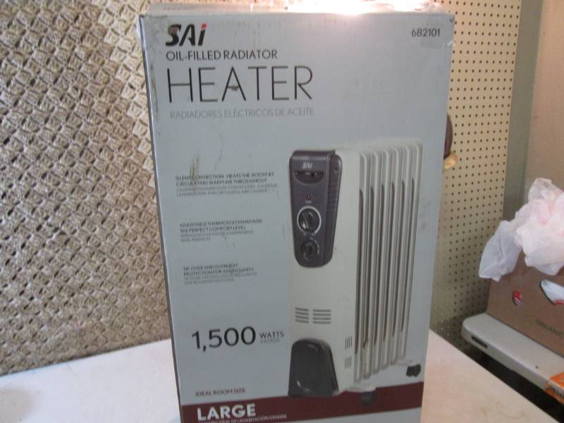 lot 5 image: SAI Oil-Filled Radiator Heater Open...