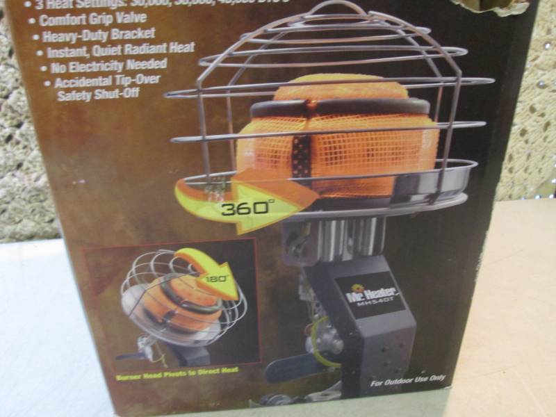 lot 12 image: Mr Heater Pivoting Burner Head Prop...