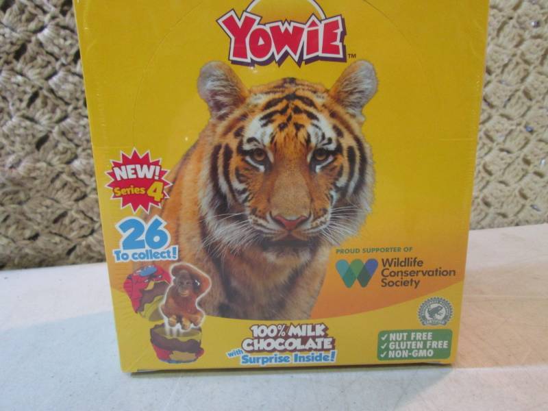lot 36 image: Box of 12 Yowie 100% Milk Chocolate...