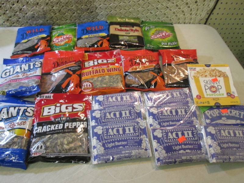 lot 124 image: Popcorn and Sunflower Seeds  C-1...