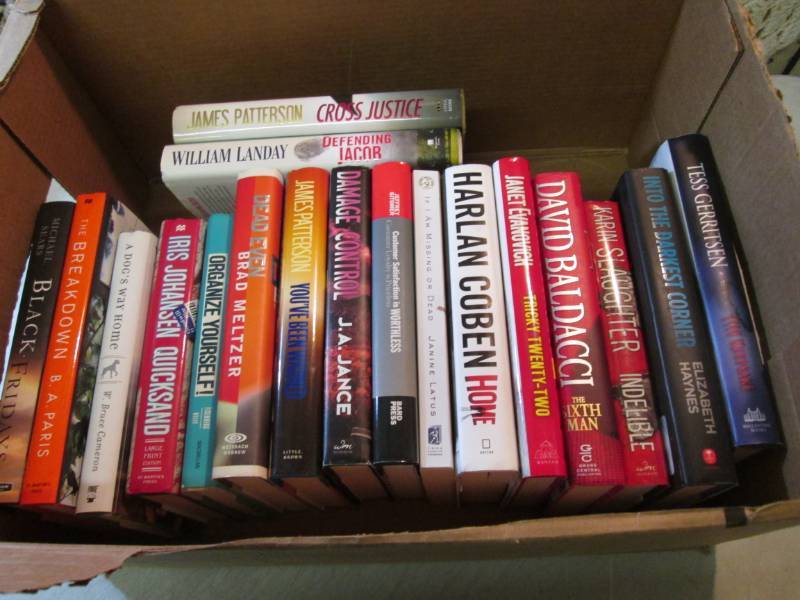 lot 139 image: Box of Hard Cover Books  A-2...