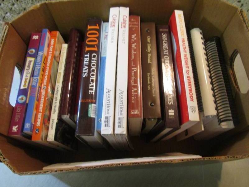 lot 141 image: Box of Cookbooks Etc  A-2...