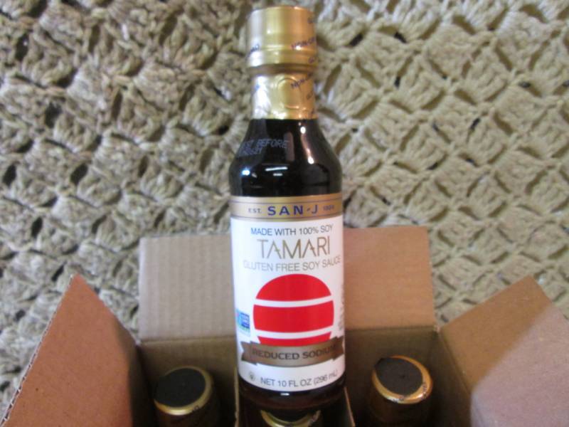 lot 185 image: Case of 6 Bottles of Tamari Gluten ...