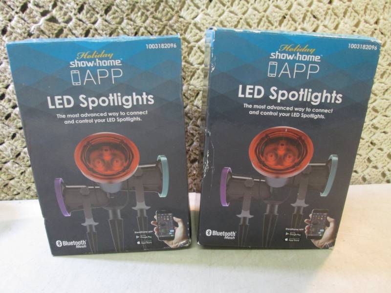 lot 205 image: 2 Holiday Show-Home APP LED Spotlig...