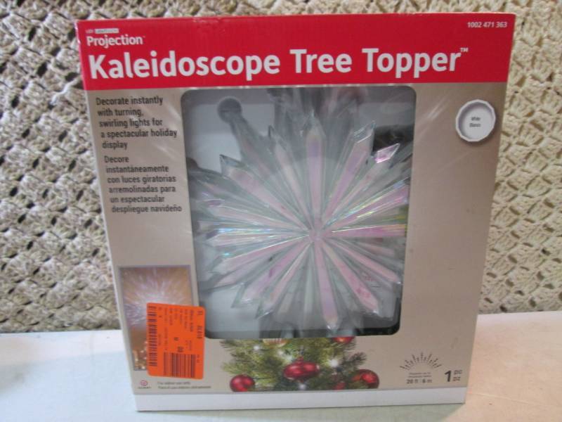 lot 206 image: Projection Kaleidoscope Tree Topper...