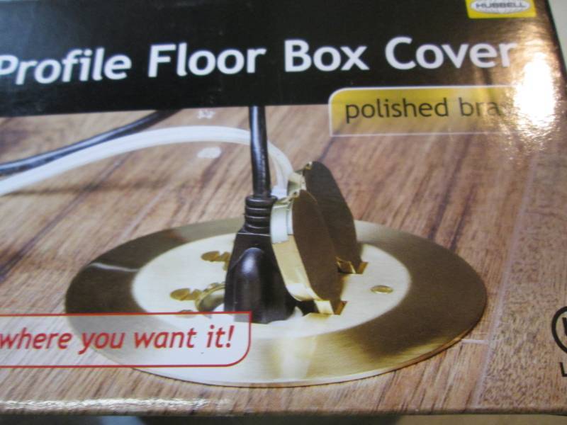 lot 224 image: Lot of 4 Low Profile Floor Outlet B...