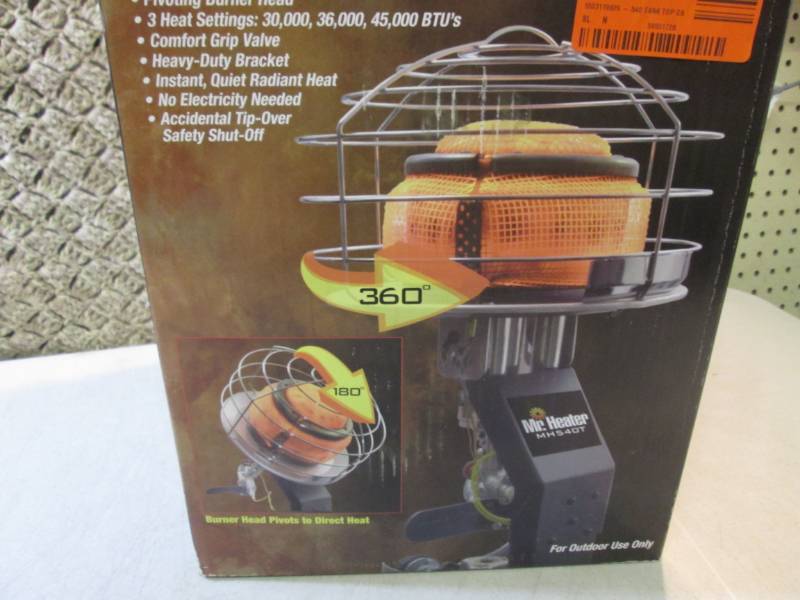lot 228 image: Mr Heater 540 degree Radiant Propan...