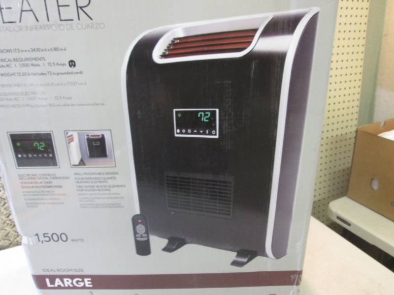 lot 229 image: Life Smart Quartz Infrared Heater O...