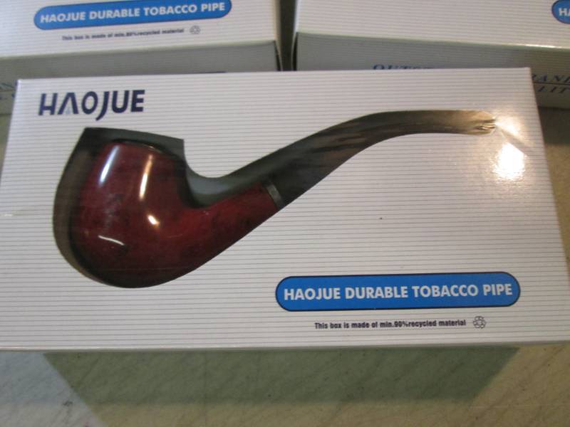 lot 235 image: Lot of 5 Tobacco Pipes New in Box  ...