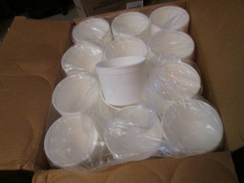 lot 247 image: Case of 300 Plastic Containers  F-3...