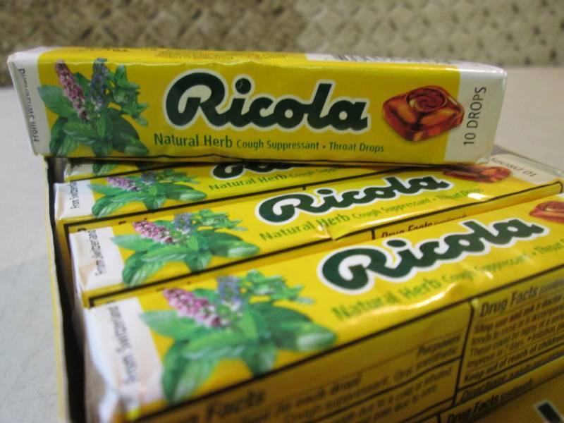 lot 254 image: 24 Packs of Ricola Throat Drops Bes...