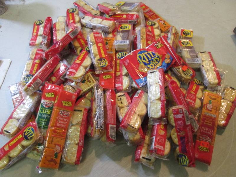 lot 261 image: Large Lot of Assorted Snack Cheese ...