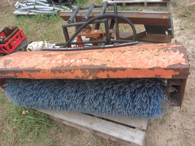 lot 55 image: Gravely Broom Attachment