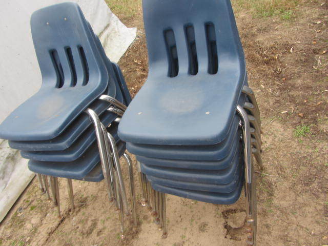 lot 65 image: Stacking Chairs