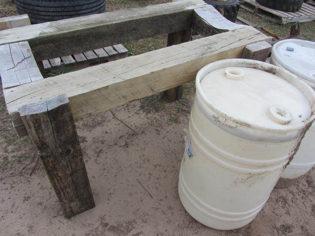 lot 76 image: Barrel Stand, Plastic Barrels