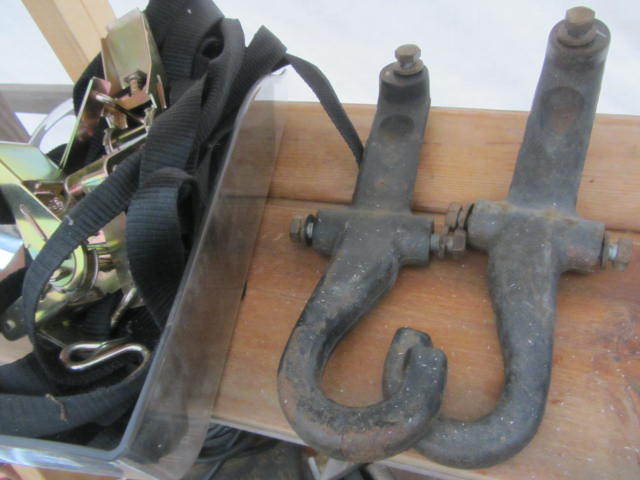 lot 122 image: Tow Hooks, Tie Down Straps