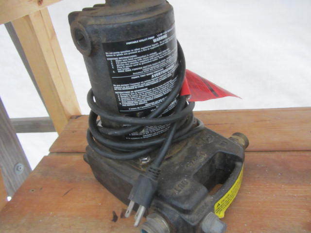 lot 123 image: Portable Utility Pump