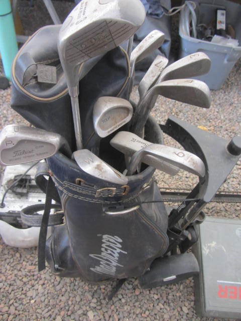 lot 141 image: Golf Clubs, Bag, Cart