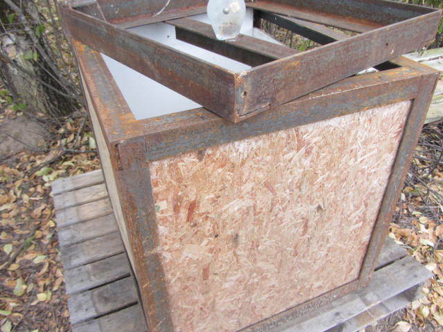 lot 17 image: Angle Iron Framed Box