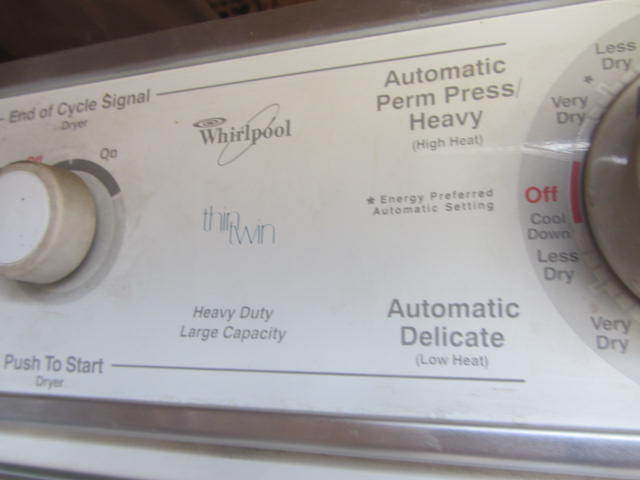 lot 177 image: Whirlpool WasherDryer