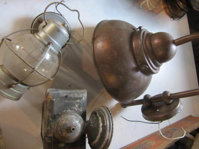 lot 200 image: Vintage Light Fixtures