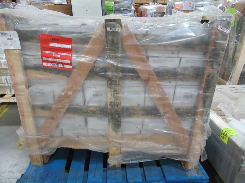 lot 142 image: MS International, LPNLTROMBEI624 Roman Beige Ledger Panel 6 in. x 24 in. Natural Travertine Wall Tile (6 sq. ft.  case) - Approximately 30 Cases.