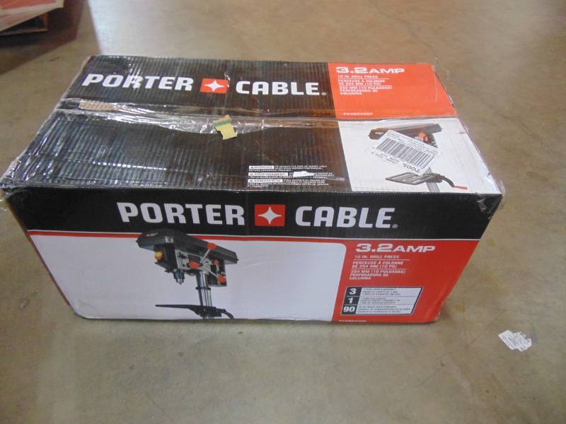 lot 17 image: PORTER-CABLE 3.2-Amp 5-Speed Bench Drill Press PCXB620DP