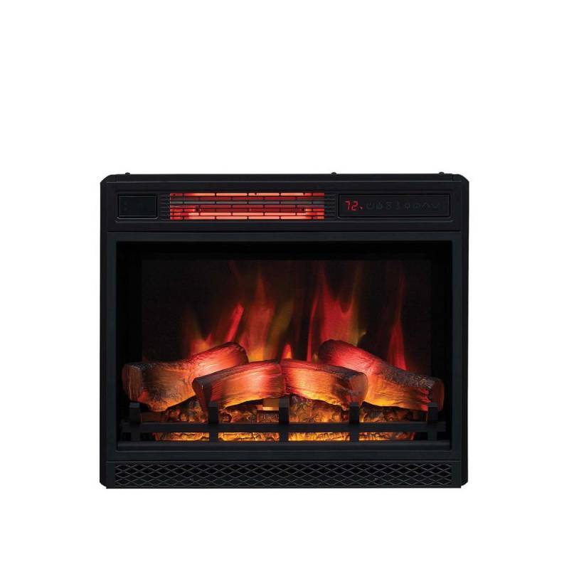 lot 176 image: Classic Flame 23 in. Ventless Infrared Electric Fireplace Insert with Safer Plug 23II042FGL