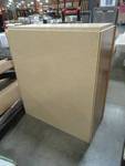 lot 301 image: Diamond NOW Portland 27-in W x 30-in H x 12-in D Wheat Door Wall Stock Cabinet 22 W2730B - Damage Front and Back RH Side