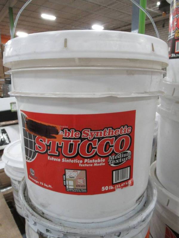 lot 356 image: Western Blended Products Paintable Synthetic Stucco 50-lb Premixed Finish Coat Stucco Mix