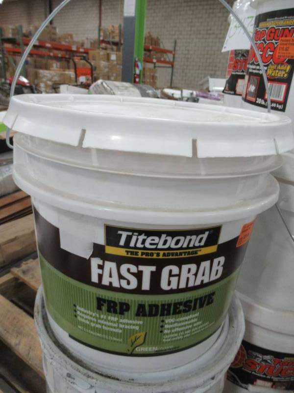 lot 357 image: Titebond 3.5-gal. Greenchoice Fast Grab FRP Adhesive Pail 4059