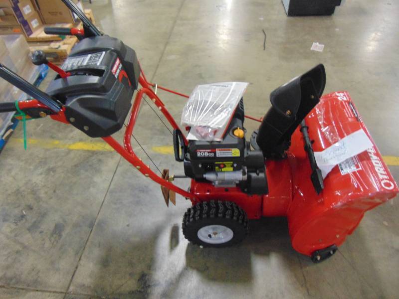 lot 513 image: Troy-bilt 24 in. 208 cc Two-Stage Gas Snow Blower with Electric Start Self Propelled Storm 2410
