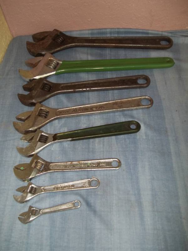 lot 81 image: Adjustable Wrenches