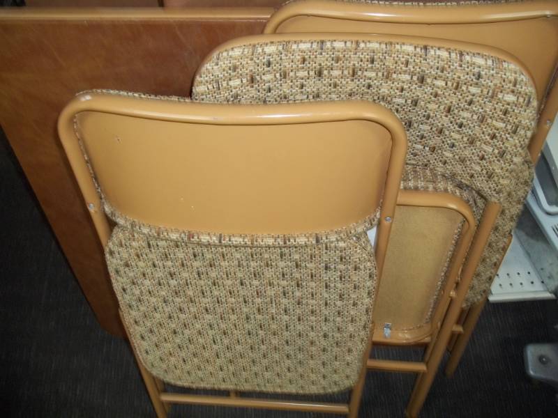 lot 120 image: Card Table and Chairs