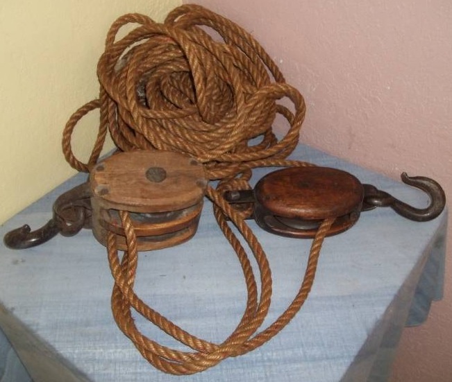 lot 204 image: Block and Tackle with Rope