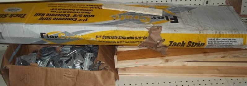 lot 354 image: Joist Hangers, Tack Strips, and Vampire Stakes