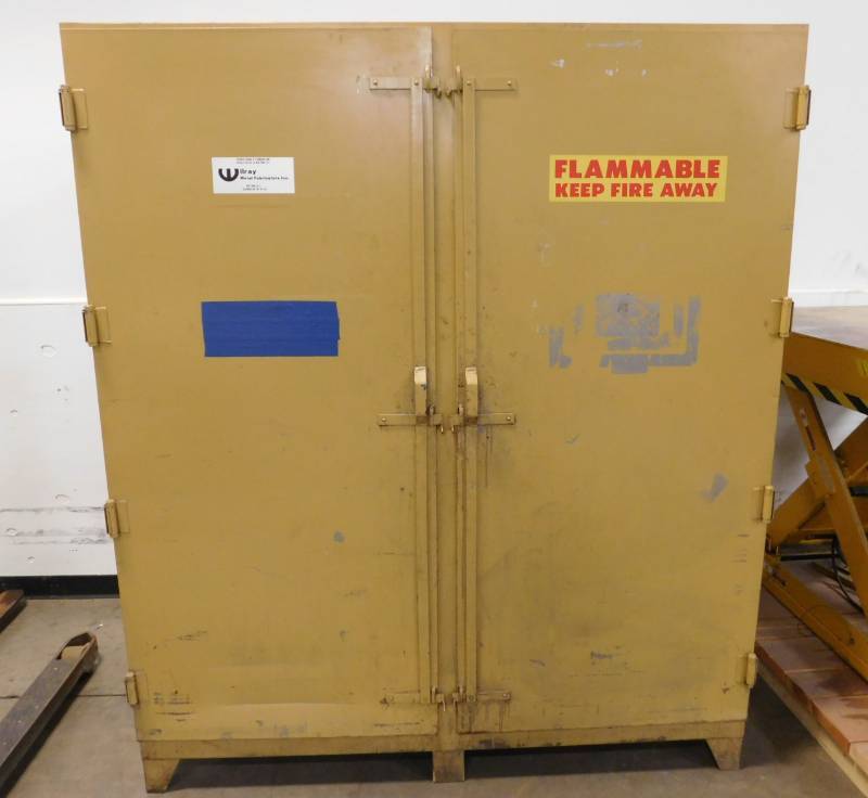 lot 3 image: Flammable Cabinet - 64(w) x 75(h) x 32(d)