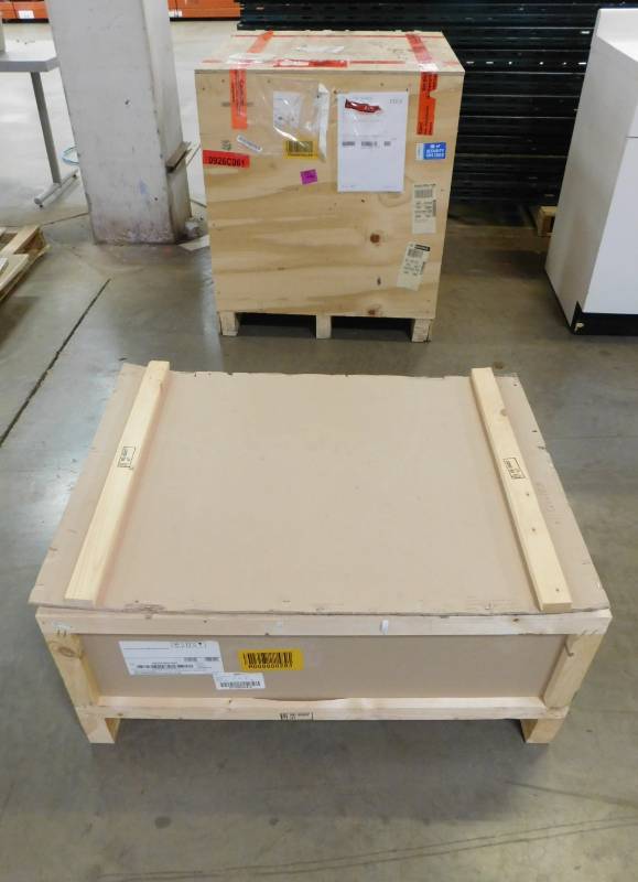 lot 8 image: Two Wooden Storage Crates